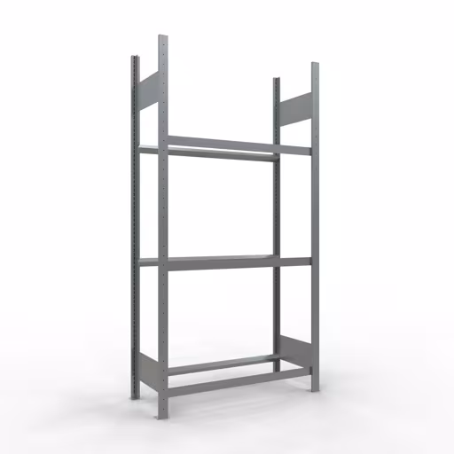 Grundregal, Räder-/Reifenregal, 2000 x 1000 x 400 mm (HxBxT), verzinkt, 3 Lagerebenen á 150 kg Fachlast pro Ebene aus der Kategorie Autoteilelagerung mit der GTIN 4004514218223 Grundregal, Räder-/Reifenregal, 2000 x 1000 x 400 mm (HxBxT), verzinkt, 3 Lagerebenen á 150 kg Fachlast pro Ebene von der Marke Schulte Lagertechnik aus der Produktreihe Fachbodenregale