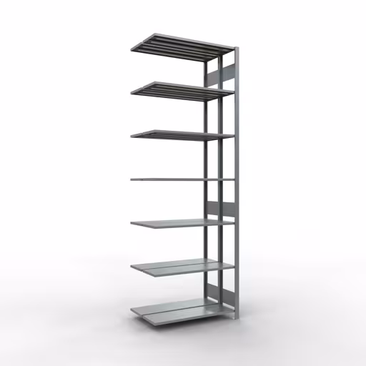 Anbauregal, Doppelregal, Fachbodenregal Stecksystem MULTIplus150, 3000 x 1000 x (2x300) mm (HxBxT), 2x7 Fachböden, Längenriegel, verzinkt von der Marke Schulte Lagertechnik Anbauregal, Doppelregal, Fachbodenregal Stecksystem MULTIplus150, 3000 x 1000 x (2x300) mm (HxBxT), 2x7 Fachböden, Längenriegel, verzinkt aus der Kategorie Doppelregale mit der Artikelnummer 17837