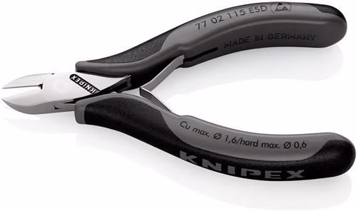 Elektronikseitenschneider Länge 115mm Form 0 Facette ja,klein spiegelpoliert KNIPEX
