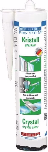 Kleb- und Dichtstoff Flex 310 M® Kristall glasklar 310 ml Kartusche WEICON von der Marke Kleb- und Dichtstoff Flex 310 M® Kristall glasklar 310 ml Kartusche WEICON aus der Kategorie Dichtstoffe mit der Teilenummer 4000349520