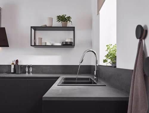 Detailbild 3984752 Hansgrohe Einhebel-Küchenmischer 240 FOCUS DN 15, mit Ausziehbrause chrom