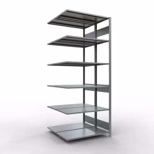 Anbauregal, Doppelregal, Fachbodenregal Stecksystem MULTIplus150, 2500 x 1000 x (2x500) mm (HxBxT), 2x6 Fachböden, Längenriegel, verzinkt von der Marke Schulte Lagertechnik Anbauregal, Doppelregal, Fachbodenregal Stecksystem MULTIplus150, 2500 x 1000 x (2x500) mm (HxBxT), 2x6 Fachböden, Längenriegel, verzinkt aus der Kategorie Doppelregale mit der Artikelnummer 17856