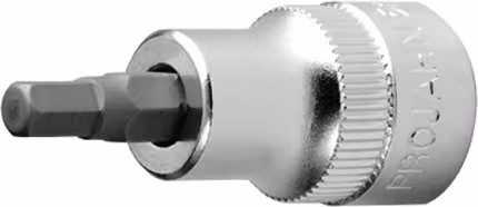 3/8" Bit Stecknuss Innen-6kant 4 mm von der Marke PROJAHN Bit-Steckschlüssel-Einsatz für Innen-6kant-Schrauben 10 Typ Variante: 3/8" Bit Stecknuss Innen-6-kant 4 mm aus der Kategorie Steckschlüssel Sätze & Einzelteile mit der Artikelnr. 206004