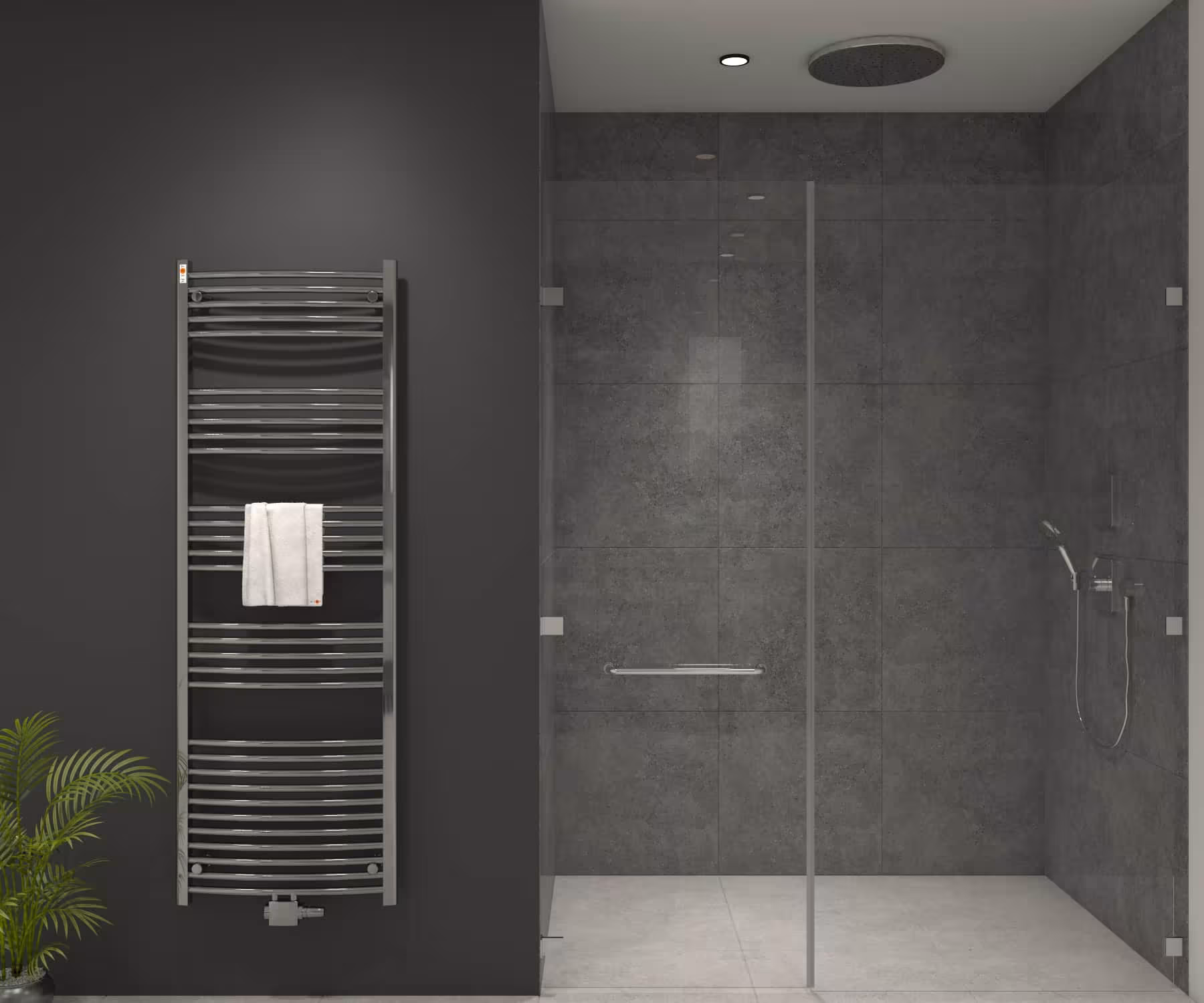 MERT Badheizkörper Chrom gebogen, 600*1750 mm, Mittelanschluss von der Marke MERT MERT Badheizkörper Chrom gebogen, Mittelanschluss Typ Größe: 600x1750 mm aus der Kategorie Bad-Heizkörper mit der Artikelnr. 4-60x175-M