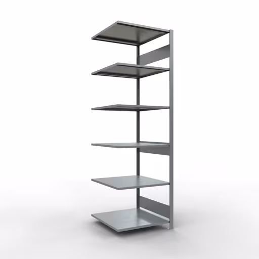 Anbauregal, Fachbodenregal Stecksystem MULTIplus150, 2500 x 750 x 800 mm (HxBxT), 6 Fachböden, Längenriegel, verzinkt von der Marke Schulte Lagertechnik Anbauregal, Fachbodenregal Stecksystem MULTIplus150, 2500 x 750 x 800 mm (HxBxT), 6 Fachböden, Längenriegel, verzinkt aus der Kategorie Anbauregal mit der Artikelnummer 12786-75-LR