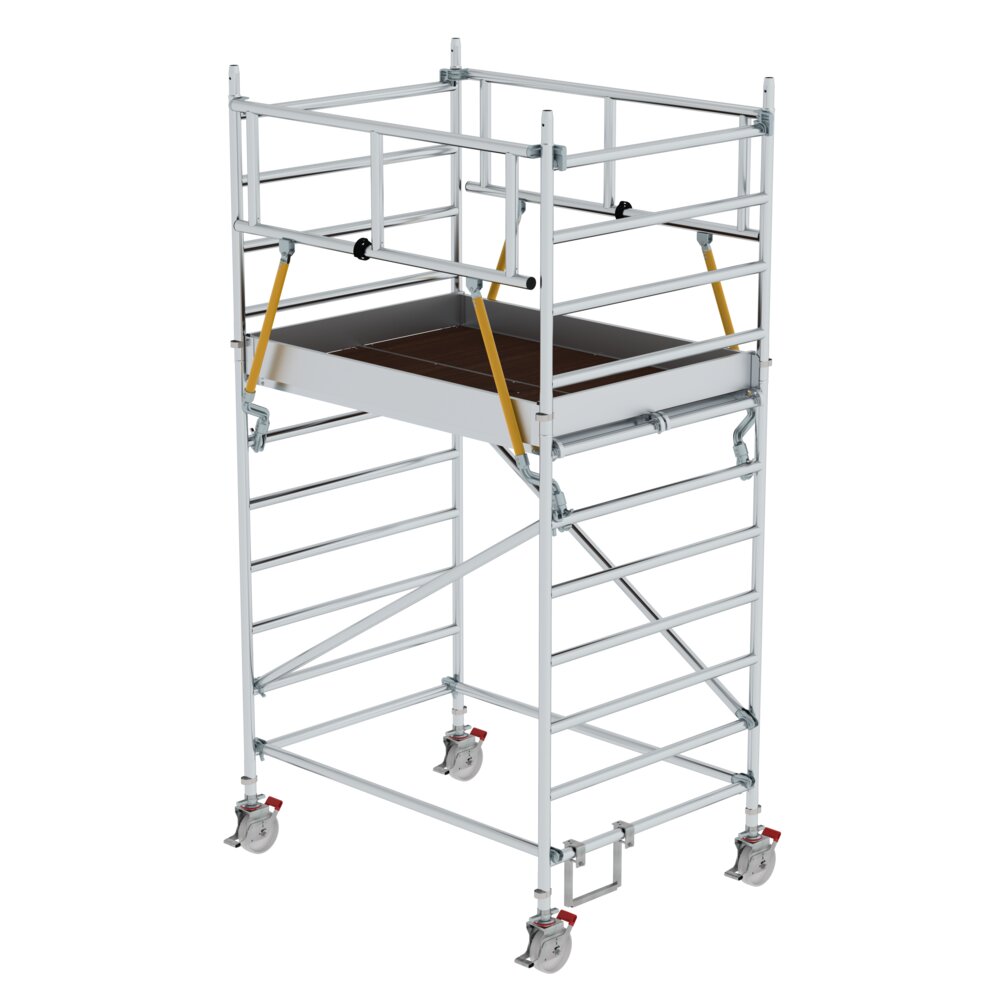 Munk Rollgerüst SG 1,35 x 1,80 m mit Doppel-Plattform aus der Kategorie Rollgerüste mit der Artikelnr. 173237, Baugewerbe, Gerüste, Krippe, Mobiliar, Bett für Säuglinge