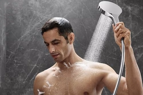 Detailbild 4078001 Hansgrohe Handbrause Rainfinity 130 3jet chrom