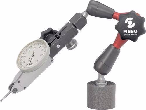 Support de mesure magnétique STRATO-LINE, rayon 130 mm, hauteur totale 210 mm, force de maintien 300 N, marque FISO Support de mesure magnétique STRATO-LINE avec réglage fin FISO, de la catégorie autres instruments de mesure manuels, référence 4000851208