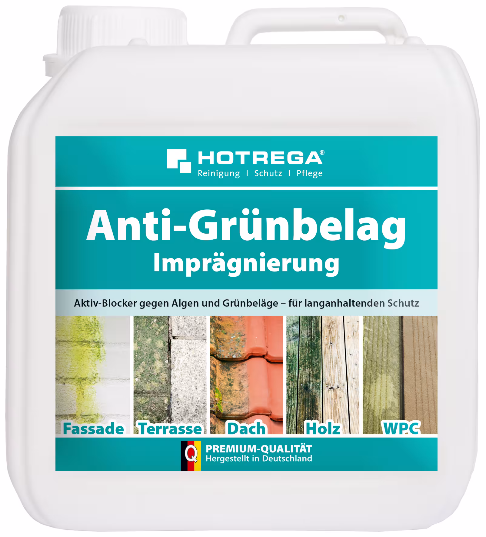 Anti-Grünbelag Imprägnierung 2 Liter Kanister gebrauchsfertig | HOTREGA® von Hotrega mit der Artikelnr. H110110002