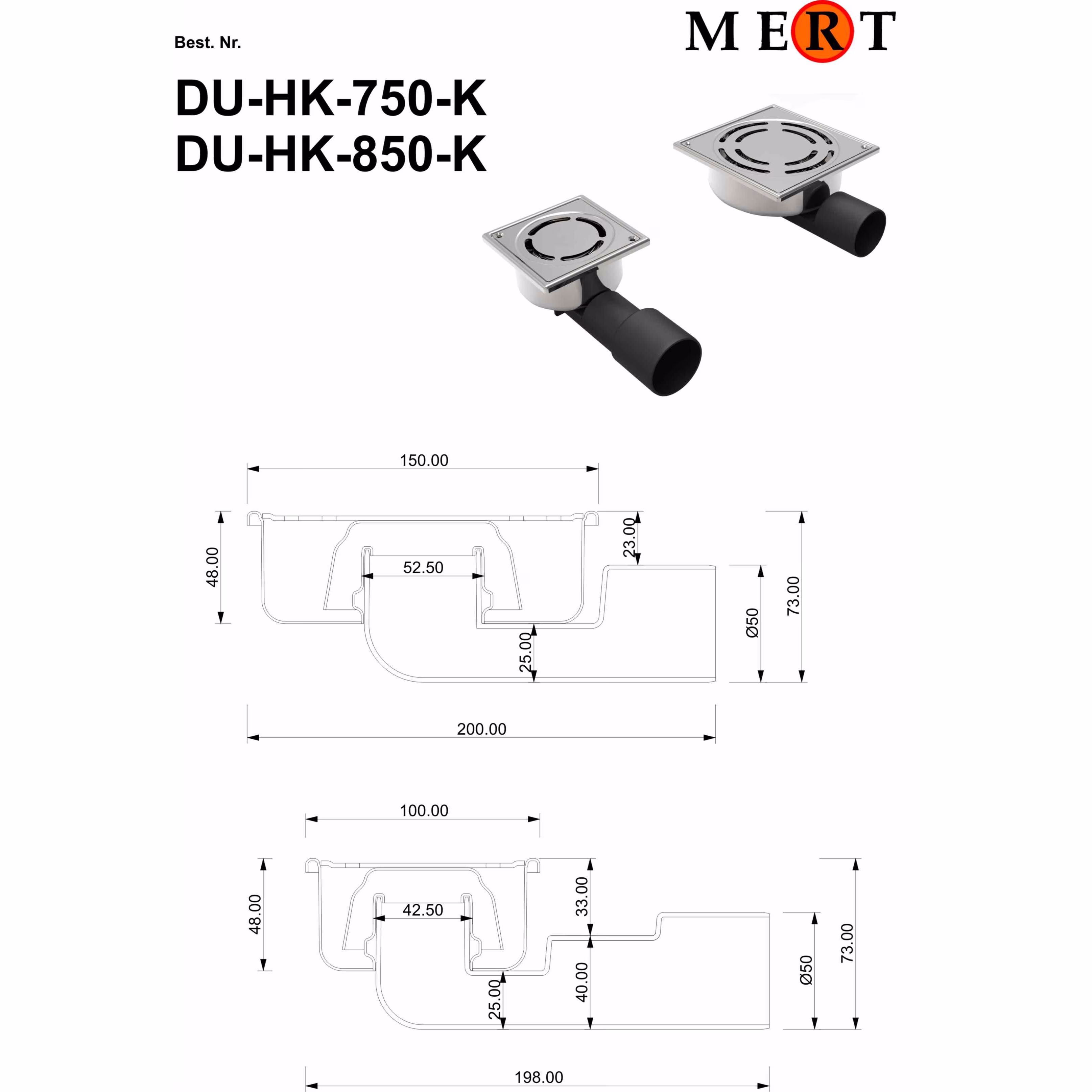 Ohne Text 2942037978601240749 MERT Bodenablauf mit Sicherheitsschlüssel komplett aus Edelstahl(304), 100x100mm