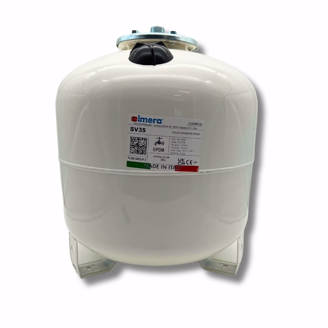 Zilio Solar Membran Ausdehnungsgefäß 35 Liter Zylinder
