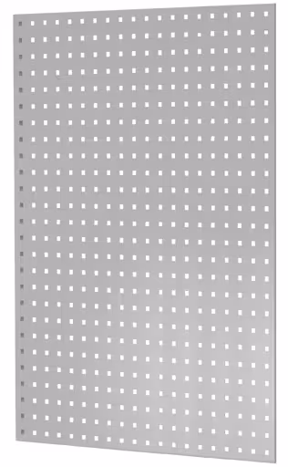 Zusatzbild des Artikels Lochplatten-Seitenblende, 90 x 1000 x 800 mm (H x T), RAL 7035 lichtgrau aus Zubehör