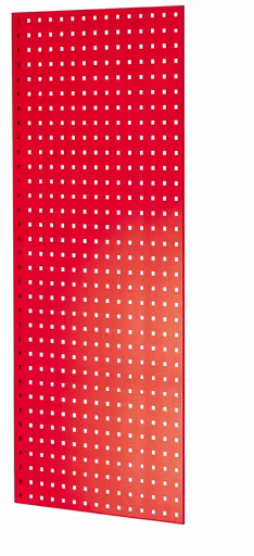 Lochplatten-Seitenblende, 90 x 1300 x 600 mm (H x T), RAL 3000 feuerrot von der Marke Schulte Lagertechnik Lochplatten-Seitenblende, 90 x 1300 x 600 mm (H x T), RAL 3000 feuerrot aus der Kategorie Zubehör mit der Artikelnummer 35675-R