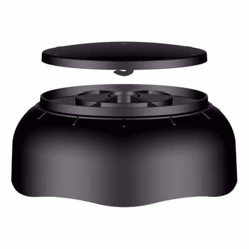 Flavent Pro Wohnraum Be- und Entlüfter einteilig DN 75 mit Kunststoffmanschette für Polyfin OC Plan 1020 schwarz aus der Kategorie Dachdurchgänge isoliert mit der GTIN 4027822834343 Flavent Pro Wohnraum Be- und Entlüfter einteilig von der Marke Klöber aus der Kategorie Dachdurchgänge isoliert