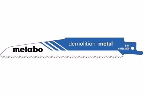 Lames de scie alternative Metabo pour la démolition de métaux, 5 pièces, de la catégorie des lames de scie alternative.