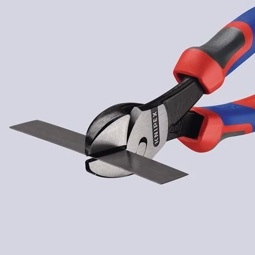Hochleistungsseitenschneider TwinForce® Länge 180mm poliert Comfort-Griff KNIPEX