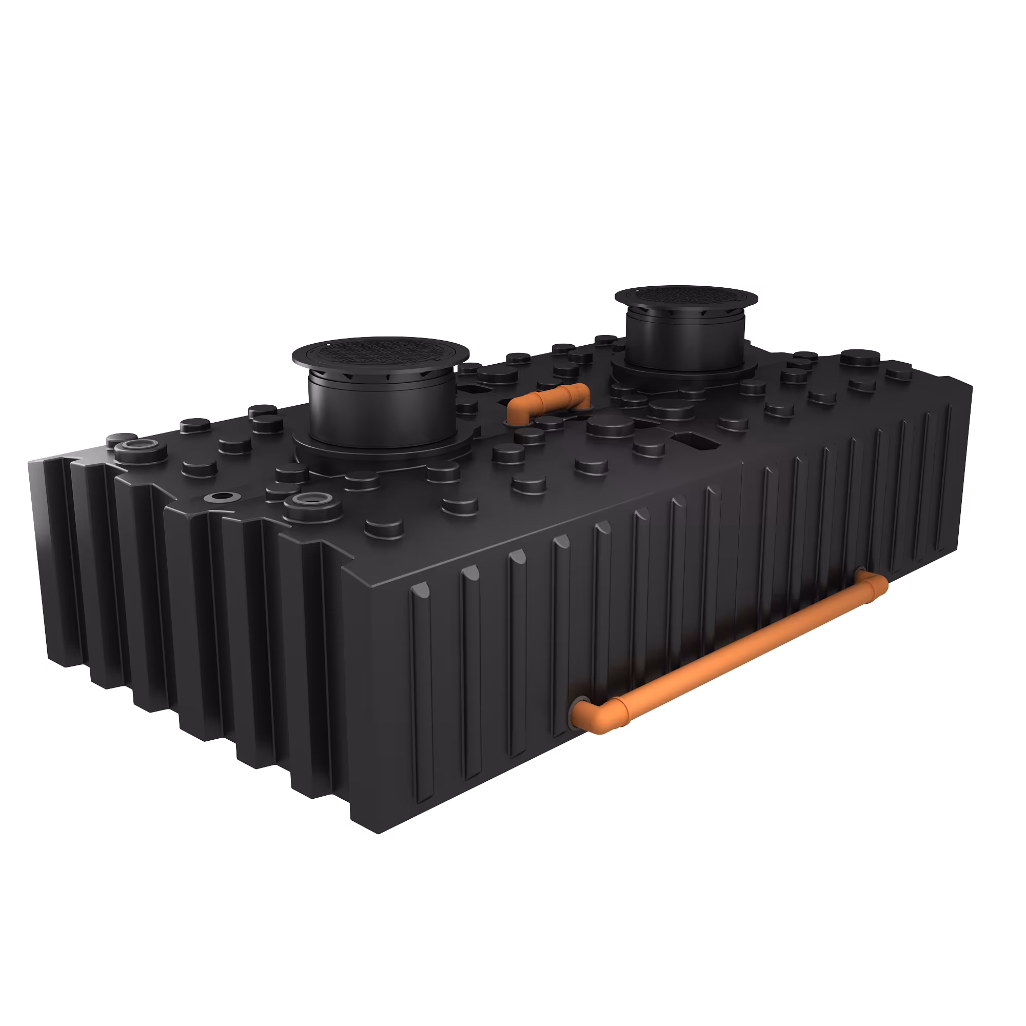 GreenLife Flachtank-System 10.000 l mit Ausgleichsdom, Abdeckung und 3 Anschlüssen aus der Kategorie Regenwassernutzung mit der Artikelnummer G0005641
