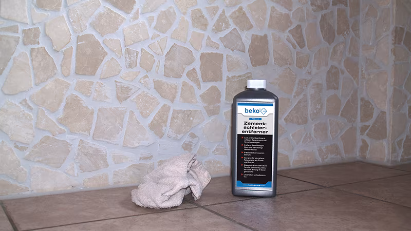 TecLine Zementschleierentferner 5 l Kanister Steinplatte, Gehweg, Fußboden, Bodenbeläge, Flasche