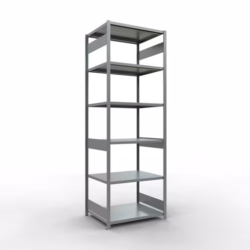 Grundregal, Fachbodenregal Stecksystem MULTIplus250, 3000 x 1000 x 800 mm (HxBxT), 7 Fachböden, Längenriegel, verzinkt von der Marke Schulte Lagertechnik Grundregal, Fachbodenregal Stecksystem MULTIplus250, 3000 x 1000 x 800 mm (HxBxT), 7 Fachböden, Längenriegel, verzinkt aus der Kategorie Grundregal mit der Artikelnummer 12982-LR