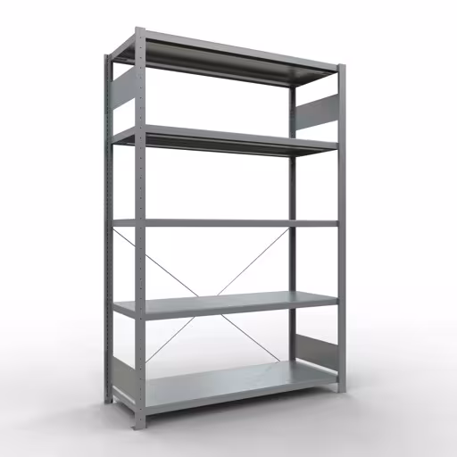 Stecksystem Grundregal 2000x1300x500 mm, Typ 250 kg, verzinkt von der Marke Schulte Lagertechnik aus der Produktreihe Stecksystem