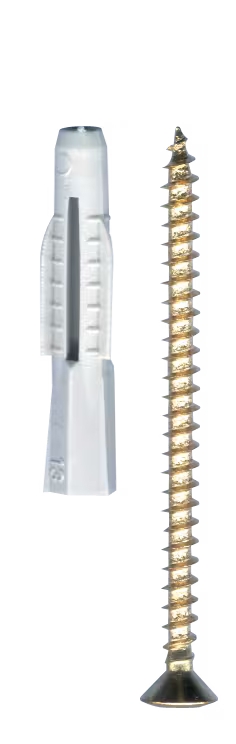 Liko vermessingt 3,5x50mm + Blitz-Dübel 5x31mm, 1 Pack = je 50 Stück aus der Kategorie Kunststoffdübel & Spreizdübel mit der Artikelnr. 105 2 51