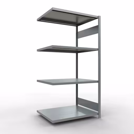 Anbauregal, Fachbodenregal Stecksystem MULTIplus330, 2000 x 1000 x 800 mm (HxBxT), 5 Fachböden, Längenriegel, verzinkt von der Marke Schulte Lagertechnik Anbauregal, Fachbodenregal Stecksystem MULTIplus330, 2000 x 1000 x 800 mm (HxBxT), 5 Fachböden, Längenriegel, verzinkt aus der Kategorie Anbauregal mit der Artikelnummer 13985-LR