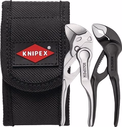 Pince KNIPEX 00 20 72 V04 XS Mini, 2 pièces, 110 mm, dans une pochette de ceinture à outils, de la catégorie « Autres pinces », référence 8000883016