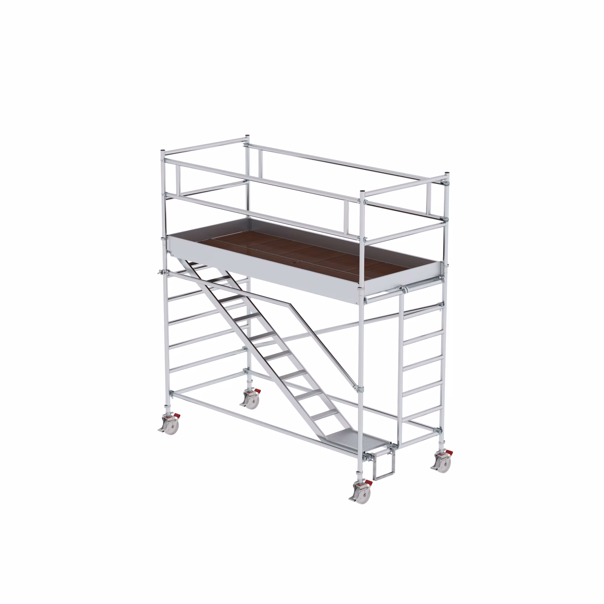 Munk Rollgerüst 1,35 x 3,0 m mit Schrägaufstiegen Plattformhöhe 2,35 m von Günzburger Steigtechnik Munk Rollgerüst 1,35 mit Schrägaufstiegen aus der Kategorie Rollgerüste mit der Artikelnr. 167120