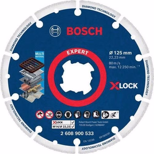Diamanttrennscheibe Expert Diamond Metal Wheel X-LOCK Durchmesser 125 mm Bohrung 22,23 mm NORTON CLIPPER aus der Kategorie Trennscheiben mit der Teilenummer 8000654190