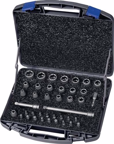 Kraftsteckschlüssel-Satz 710 KS 40 OL 40-teilig 3/8 ″ 6-kant, i6-kant, T/E/PH/XZN ASW aus der Kategorie Steckschlüssel-Sortiment 3/8" mit der Teilenummer 4000820986