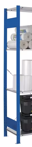 MULTIplus T-Profil-Rahmen 2000x500 mm, RAL5010, 2 Tiefenriegel, vormontiert von Schulte Lagertechnik mit der Artikelnr. 32772-B-M