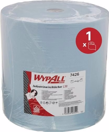 Putztuch blau 3-lagig, perforiert Rolle KIMBERLY-CLARK aus der Kategorie Putz- und Wischtücher Handtücher Handtuchrollen