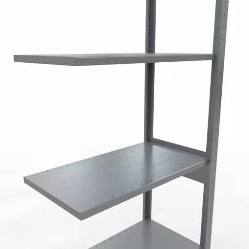 Anbauregal, Fachbodenregal Stecksystem MULTIplus150, 2500 x 750 x 400 mm (HxBxT), 6 Fachböden, Längenriegel, verzinkt aus der Kategorie Anbauregal mit der GTIN 4004514254641 Anbauregal, Fachbodenregal Stecksystem MULTIplus150, 2500 x 750 x 400 mm (HxBxT), 6 Fachböden, Längenriegel, verzinkt von der Marke Schulte Lagertechnik aus der Produktreihe Stecksystem
