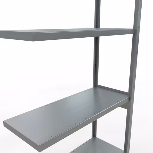 Produktbild Nr 13 des Artikels Anbauregal, Fachbodenregal Stecksystem MULTIplus250, 3000 x 1000 x 400 mm (HxBxT), 7 Fachböden, Längenriegel, verzinkt Abbildung Nr 13 des Artikels Anbauregal, Fachbodenregal Stecksystem MULTIplus250, 3000 x 1000 x 400 mm (HxBxT), 7 Fachböden, Längenriegel, verzinkt aus der Produktgruppe Stecksystem von der Marke Schulte Lagertechnik