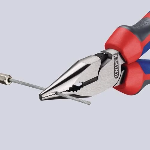 Detailbild 3989166 Spitzkombizange Länge 145mm poliert Comfort-Griff schwarz atramentiert KNIPEX