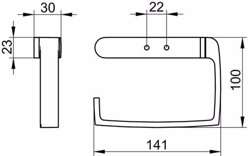 KE Toilettenpapierhalter Elegance 11662, verchromt KEUCO