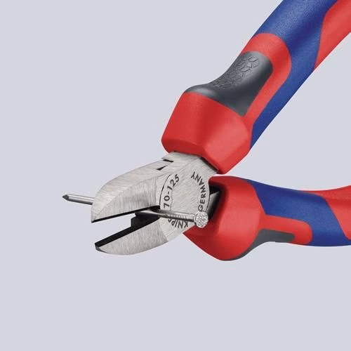 Seitenschneider Länge 125mm Kopf poliert Comfort-Griff max. 1,5mm KNIPEX