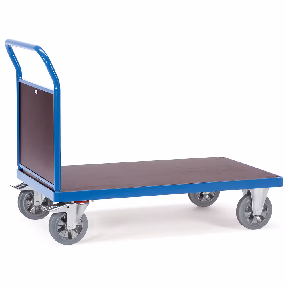 Stirnwandwagen Super-Multi-Vario Stirnwand aus glatter wasserfester Siebdruckplatte, Stirnwand 500 mm hoch, 2 Lenk- und 2 Bockrollen aus der Kategorie Wagen