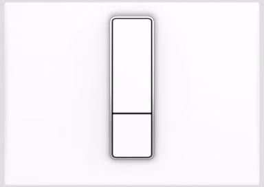 INEO BRIGHT witte kunststof bedieningsplaat SANIT uit de categorie stortbakken en spoelplaten met artikelnummer 7000515504