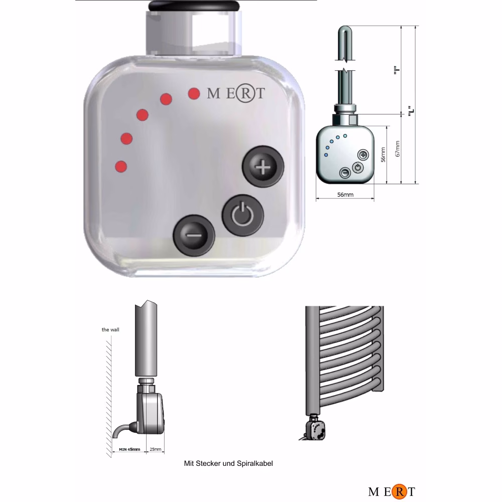 Ohne Text 1271905255724269772 MERT Elektro-Badheizkörper verchromt, gerade, 600x1200 mm mit MERT KMX1 Regler mit Heizstab 400 Watt
