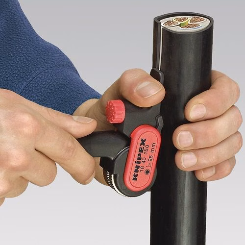 Abmantelungswerkzeug Gesamtlänge 150 mm Arbeitsbereich Ø ab 25,0 mm KNIPEX