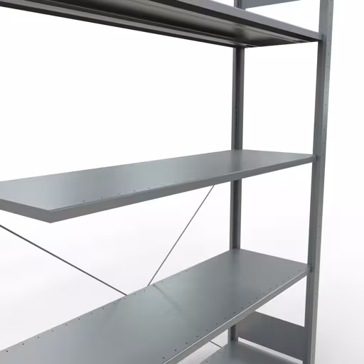 Produktbild Nr.7 des Artikels Stecksystem Anbauregal 2000x1300x400 mm, Typ 150 kg, verzinkt aus der Produktreihe Stecksystem von der Marke Schulte Lagertechnik