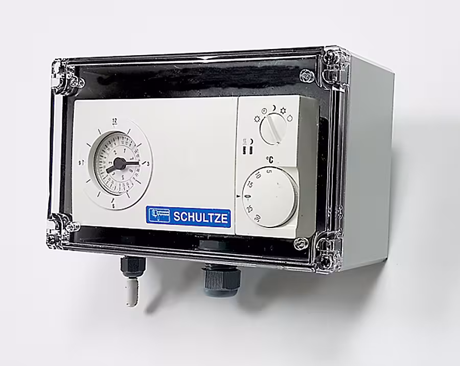 Elektronischer Uhrenthermostat für Feuchträume – Schutzart IP67 aus der Kategorie Thermostate mit der Artikelnummer 1-ECO