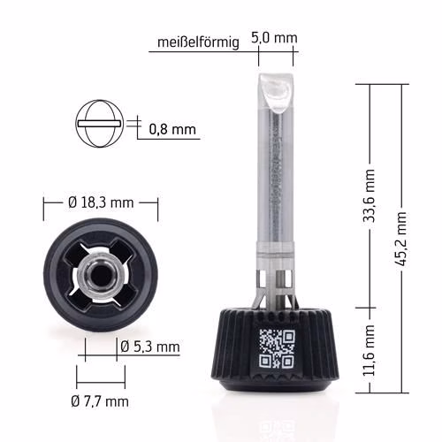 Lötspitze meißelförmig Breite 5,0mm 0142CDLF50/SB ERSA von der Marke Ersa Lötspitze ERSA aus der Kategorie Lötspitzen, Lötpasten und Löt-Zubehör mit der Teilenummer 4000872584