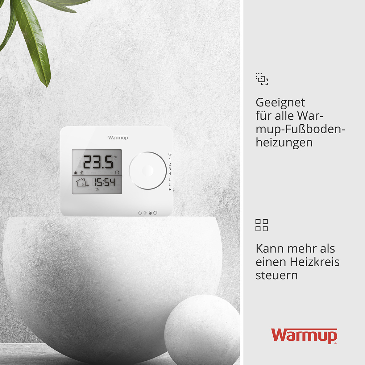 Warmup Tempo - Digitalthermostat, weiß