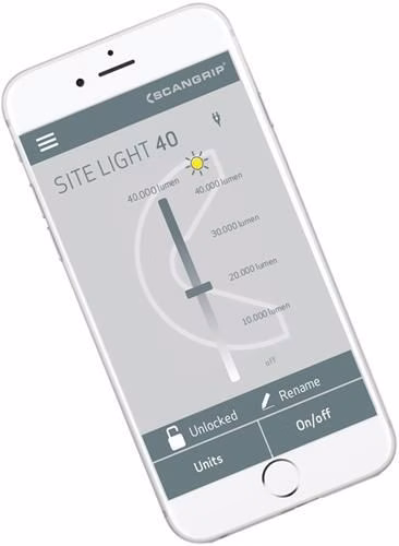 LED-Strahler SITE LIGHT 40 315 W 10000 - 40000 lm 10 m H07RN-F 3x1 mm² IP65 SCANGRIP