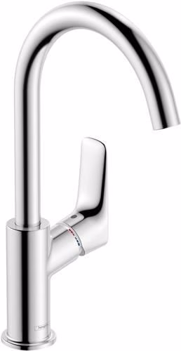 Hansgrohe Einhebel-Waschtischmischer LOGIS 210 Nennweite 15 mit Schwenkauslauf und Zugstangen-Ablaufgarnitur G 1 1/4 Zoll chrom von der Marke Hansgrohe Hansgrohe Einhebel-Waschtischmischer LOGIS 210 Nennweite 15 mit Schwenkauslauf und Zugstangen-Ablaufgarnitur G 1 1/4 Zoll chrom aus der Kategorie Waschtischarmaturen mit der Teilenummer 6000536751