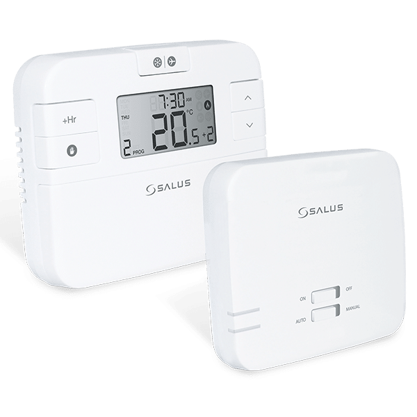 Raumthermostat digital Funk mit AP-/UP-/ Schukostecker-Relais aus der Kategorie Raumthermostat mit der Artikelnr. TS-S-RE10R, Bildschirm, Computer-Hardware, Computerausrüstung, Überwachen, Digitale Uhr