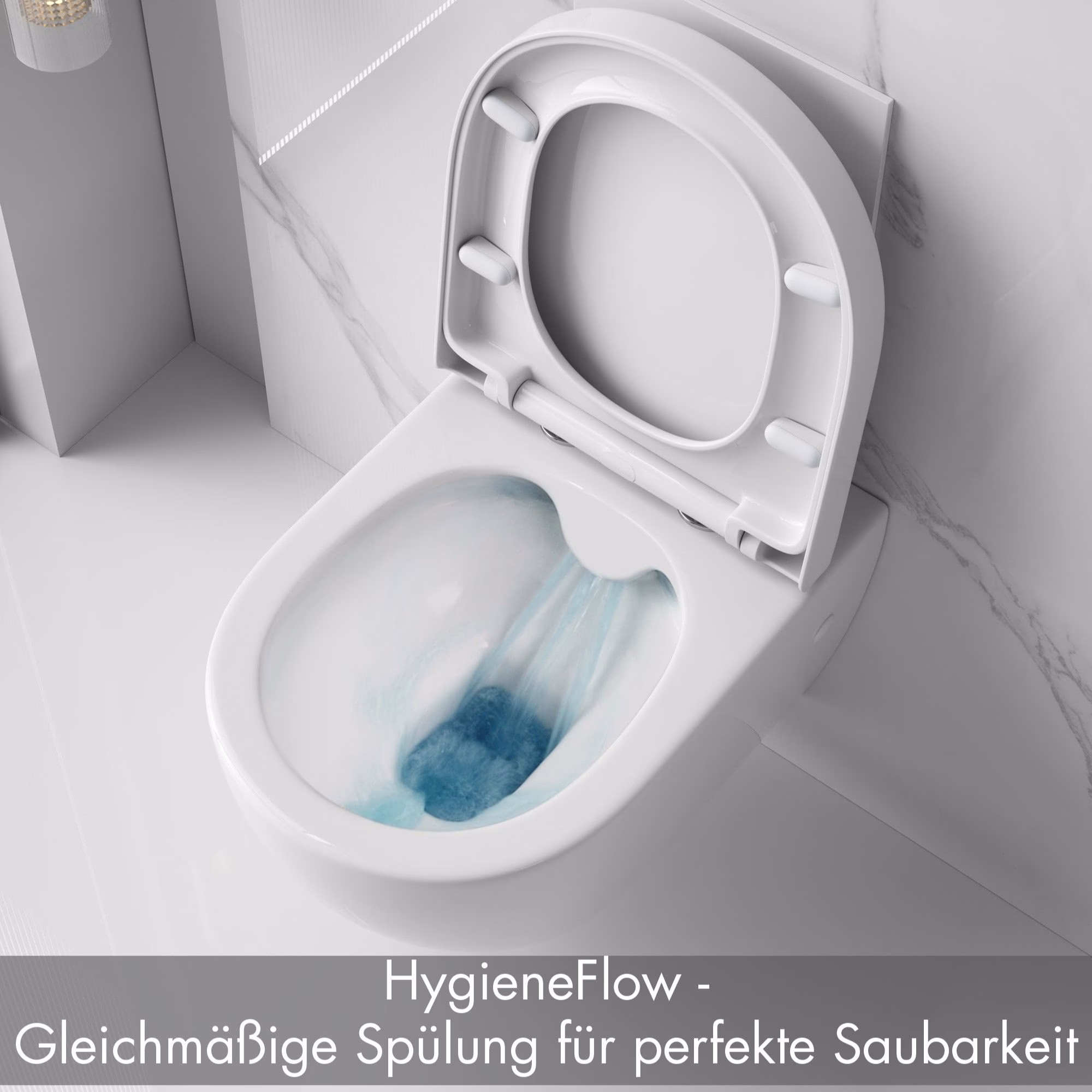 sanicomfort Wand-WC Set Rivo aus der Kategorie Wand-WC mit der Teilenummer 1273809