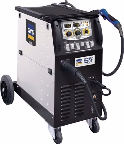 MIG/MAG-Schweißanlage MULTIWELD 320T mit Zubehör 40-320 A GYS von der Marke GYS MIG/MAG-Schweißanlage MULTIWELD 320T mit Zubehör 40-320 A GYS aus der Kategorie Schweißgeräte mit der Teilenummer 1000152886
